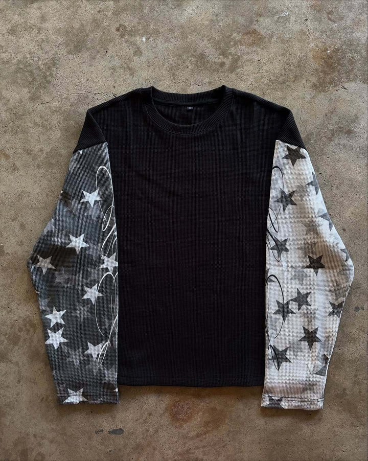 Mens Long-Sleeve Vintage T-Shirt