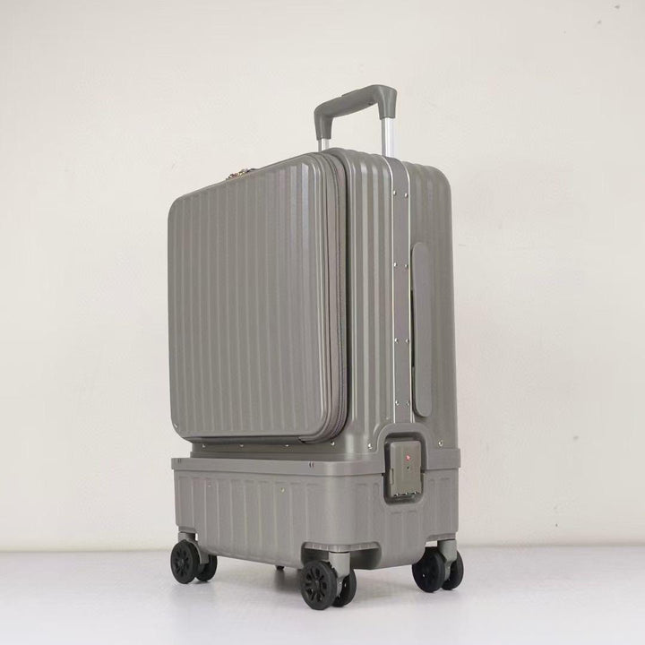 Multifunctional Side-opening High-capacity Suitcase With Dry-wet Separation And An Aluminum Frame