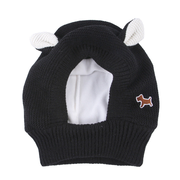 Knitted Large Dog Golden Retriever Warm And Windproof Hat