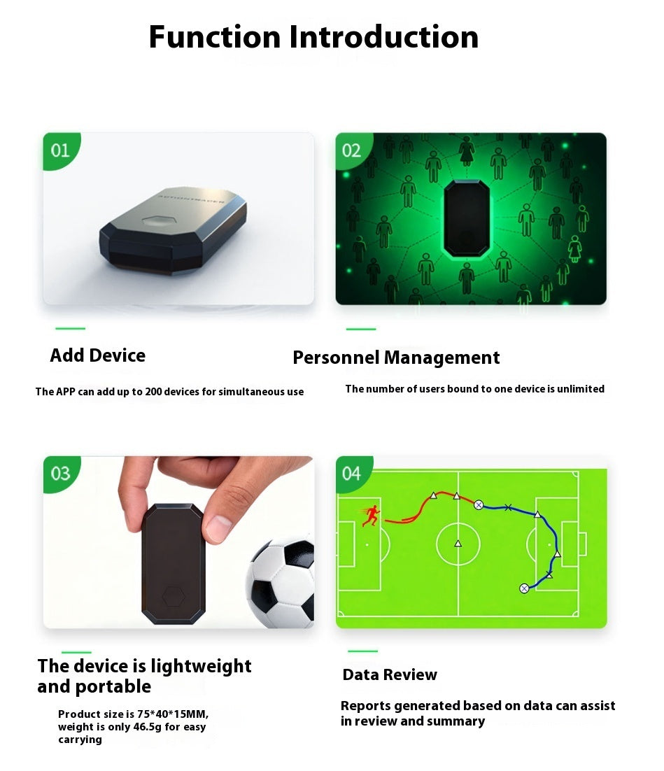 Positioning Tracker GPS Football Activity Tracking Device Vest