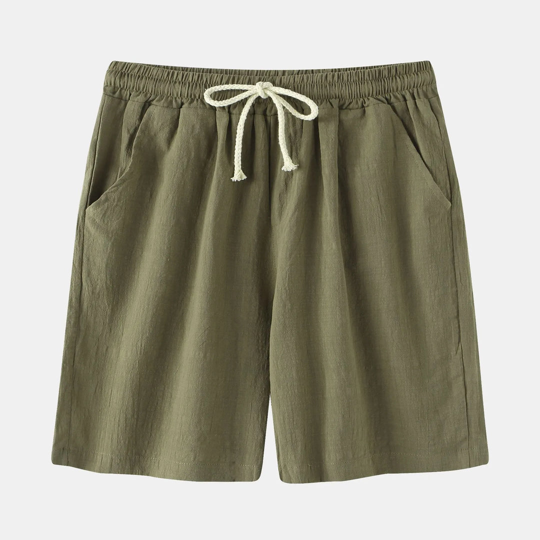 Men's Casual Drawstring Elastic Waist Shorts