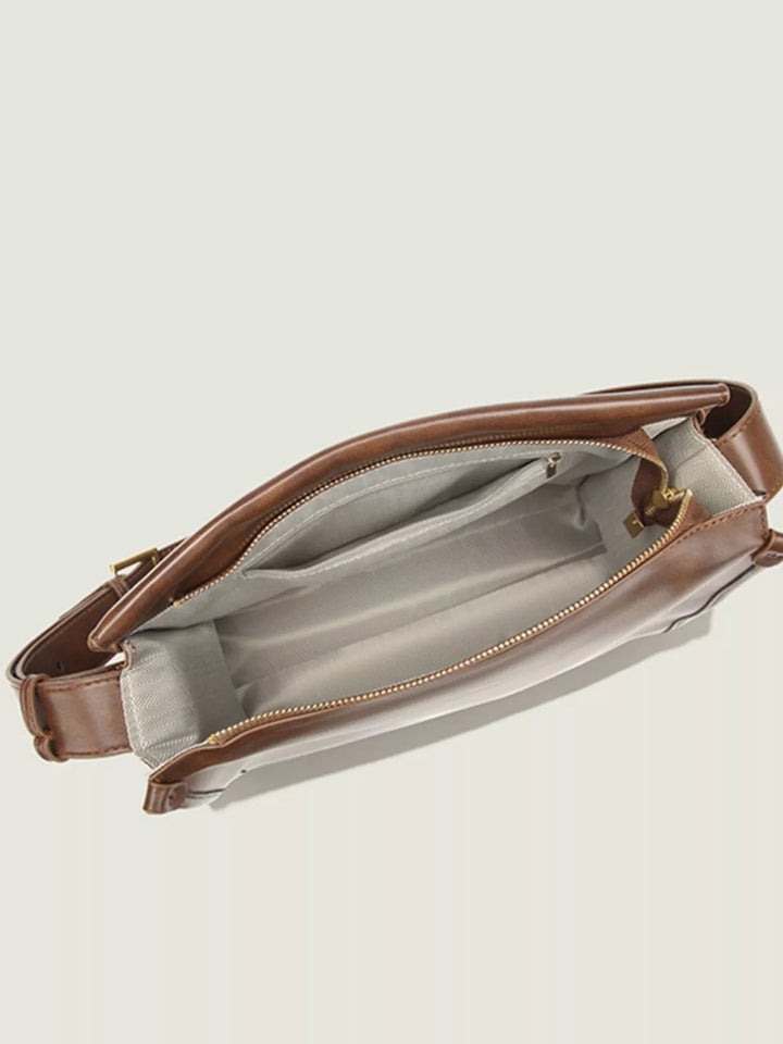 Vintage Style Leather Shoulder Bag