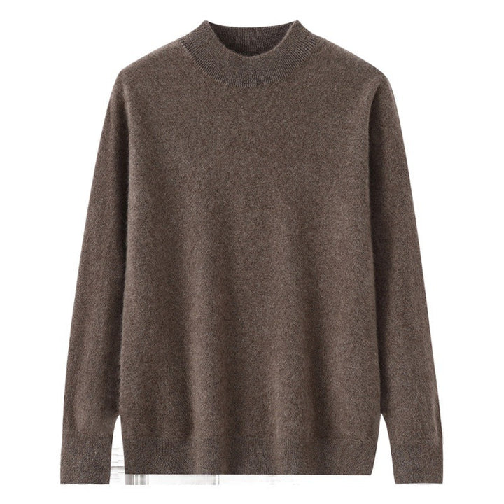 Men's Casual Loose-Fitting Cashmere Base-Layer Sweater