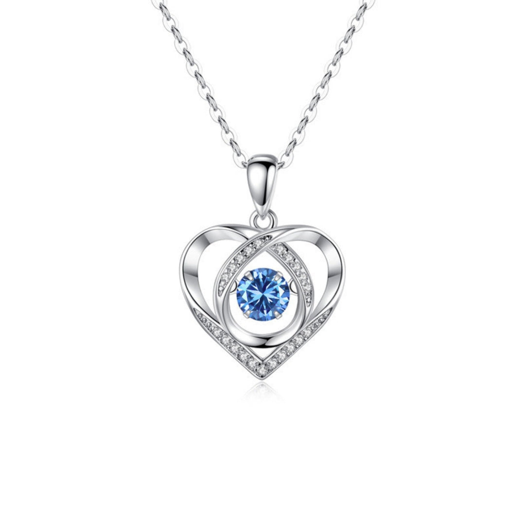 925 Sterling Silver Heart Pendant Necklace