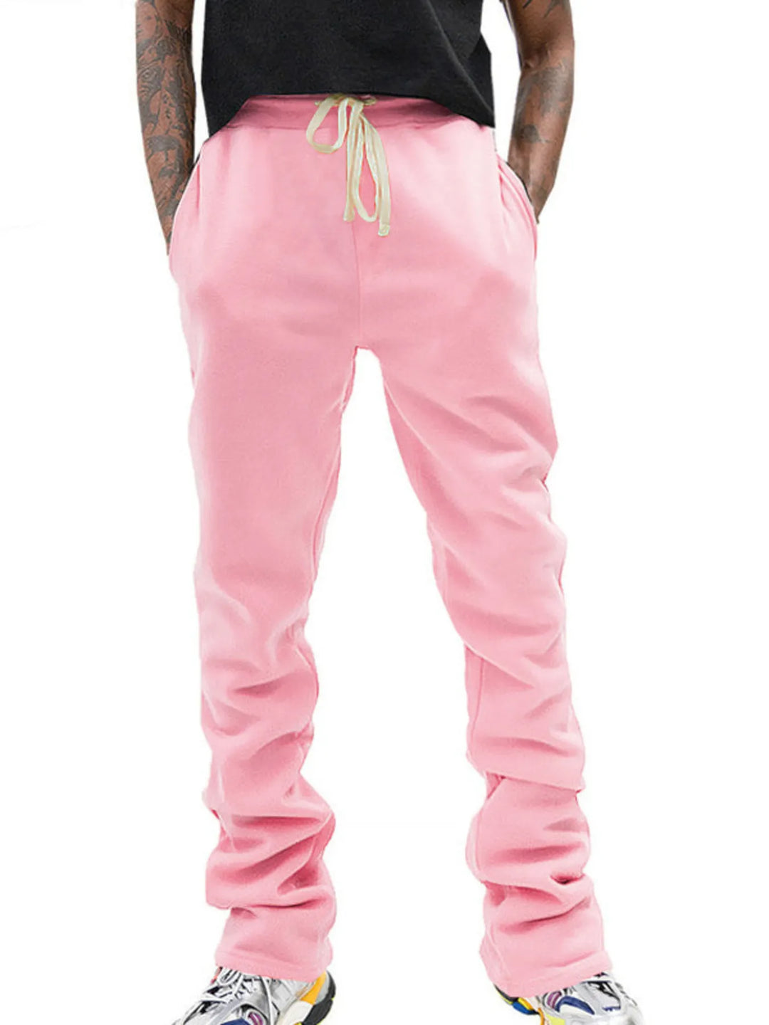 Men's Full Size Drawstring Casual Pants Plus Size