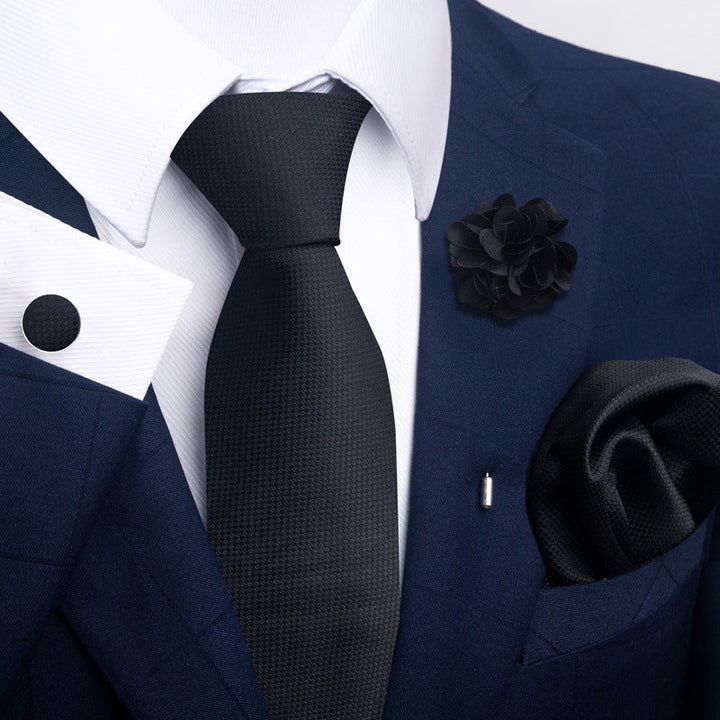 Men's Tie Suit Pocket Square Combo 8