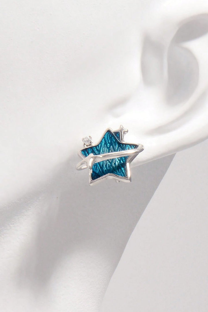Sparkling Star Stud Earrings for Women