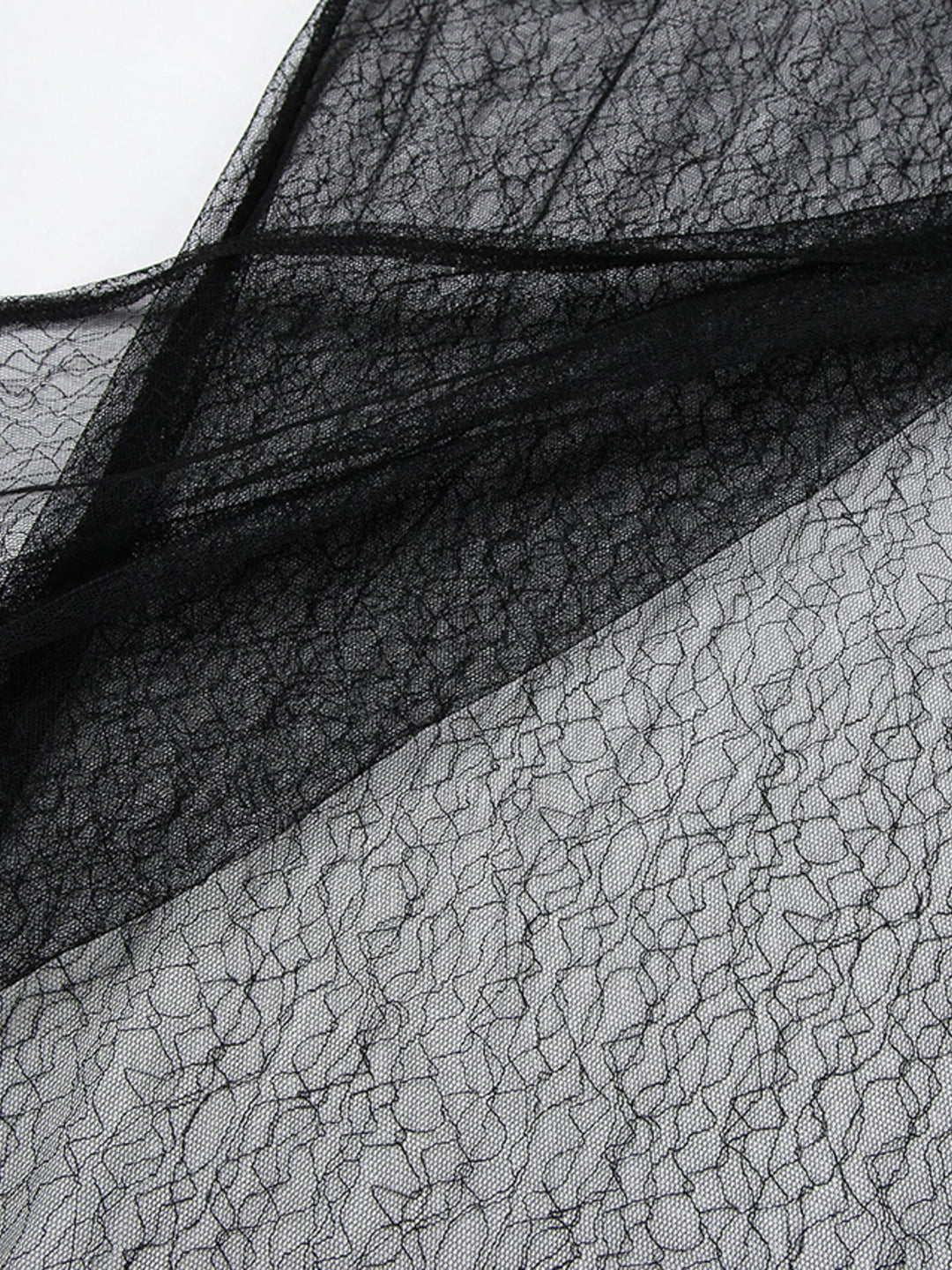 Lace Panel Midi Skirt