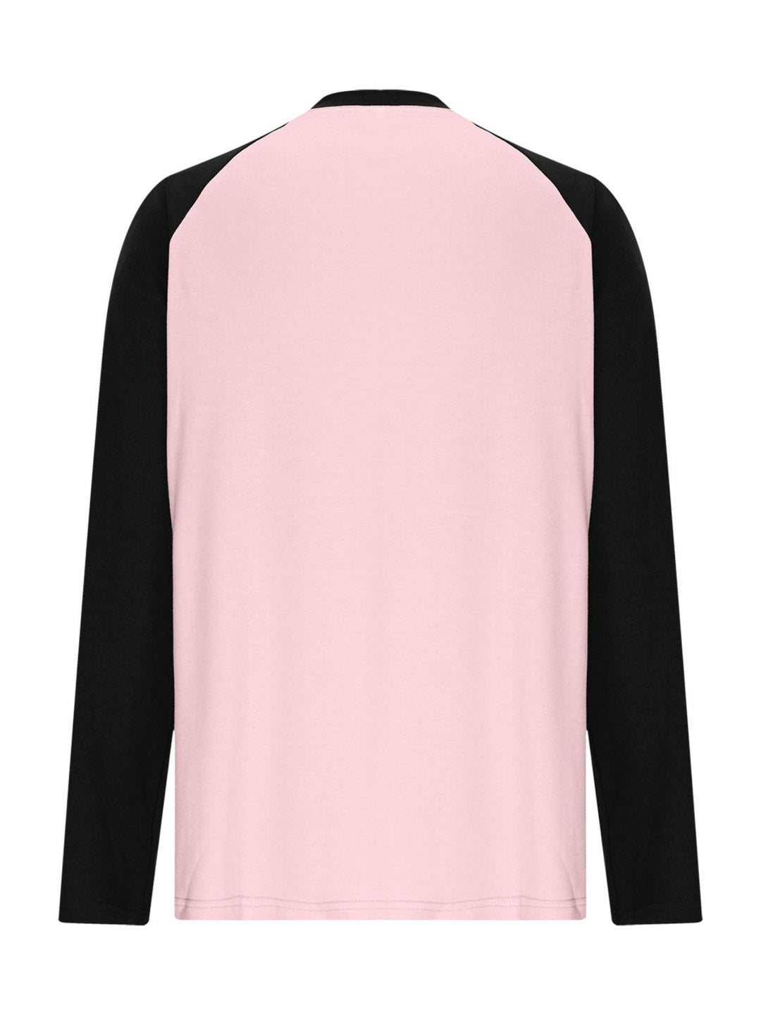Round Neck Raglan Sleeve T-Shirt with Pocket