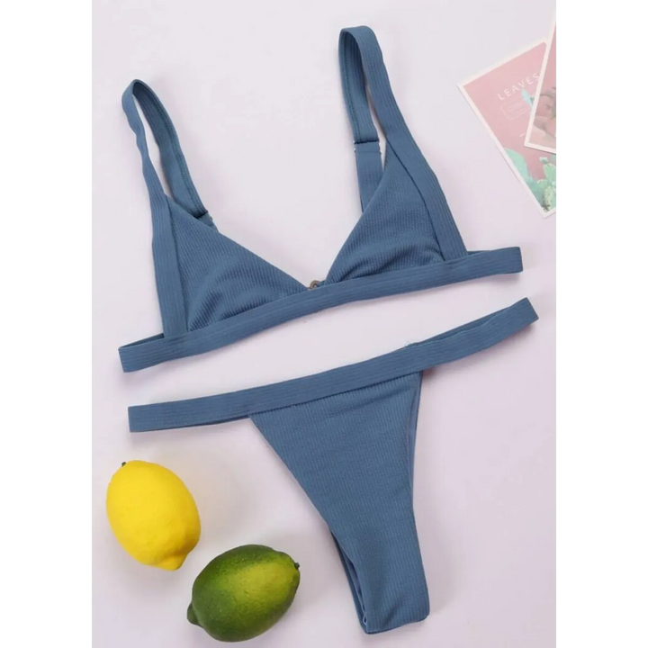 Deep-V Bikini Swimsuit