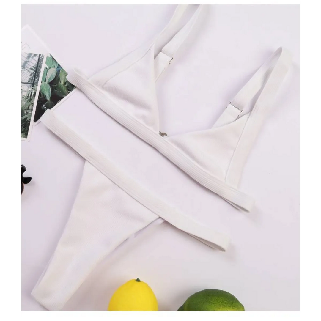 Deep-V Bikini Swimsuit