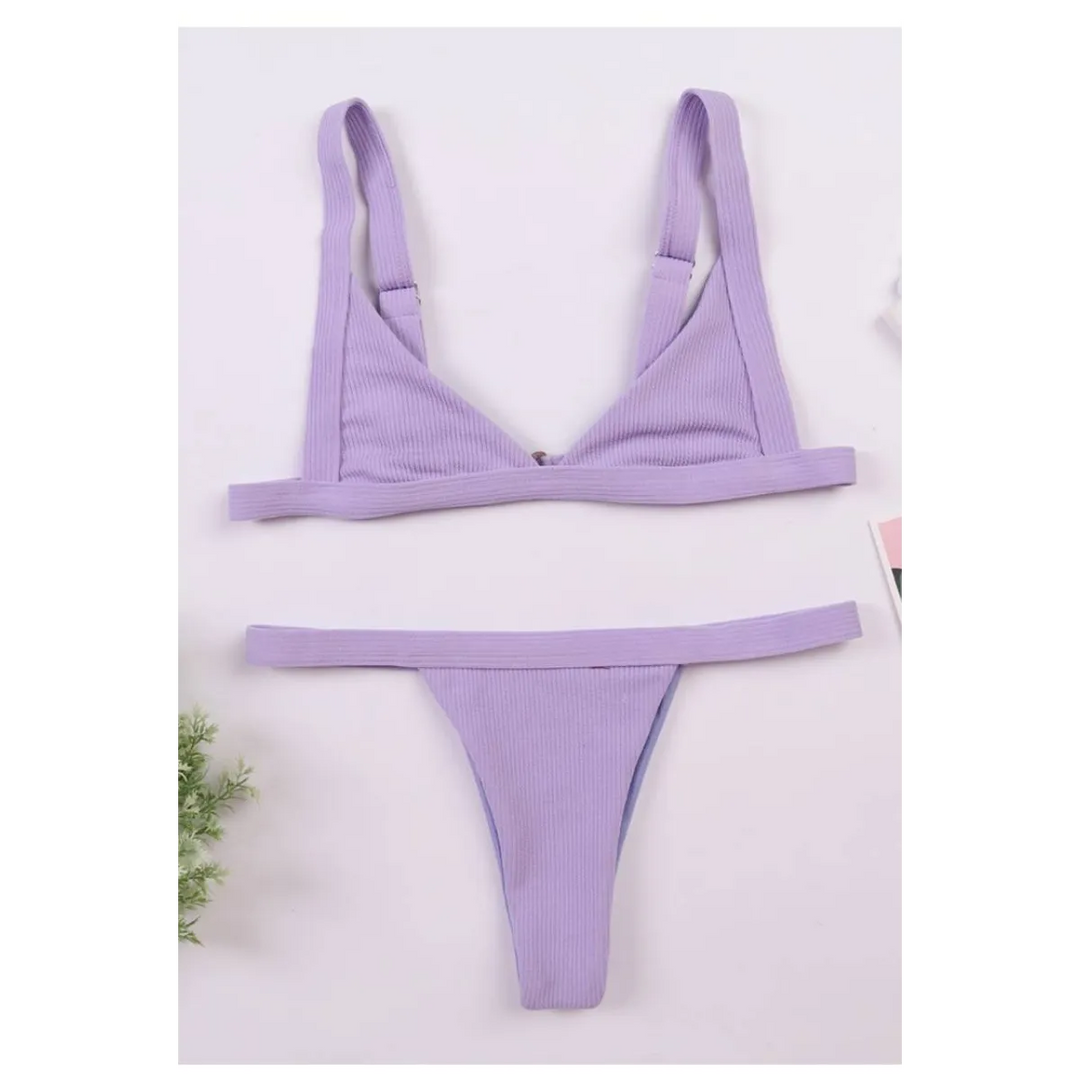Deep-V Bikini Swimsuit