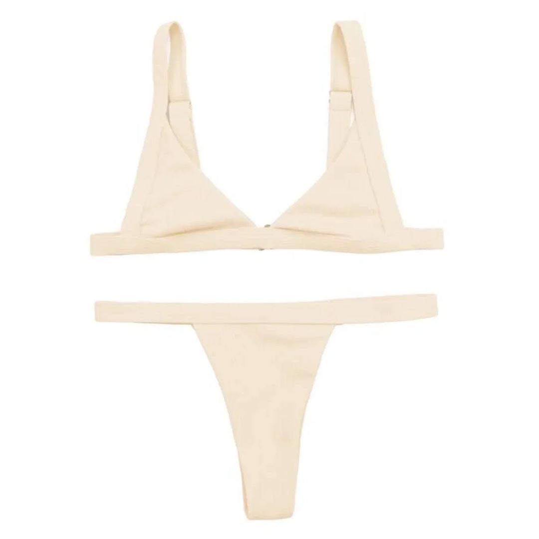 Deep-V Bikini Swimsuit