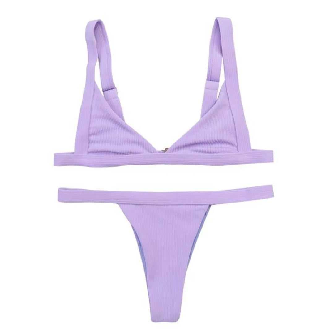 Deep-V Bikini Swimsuit