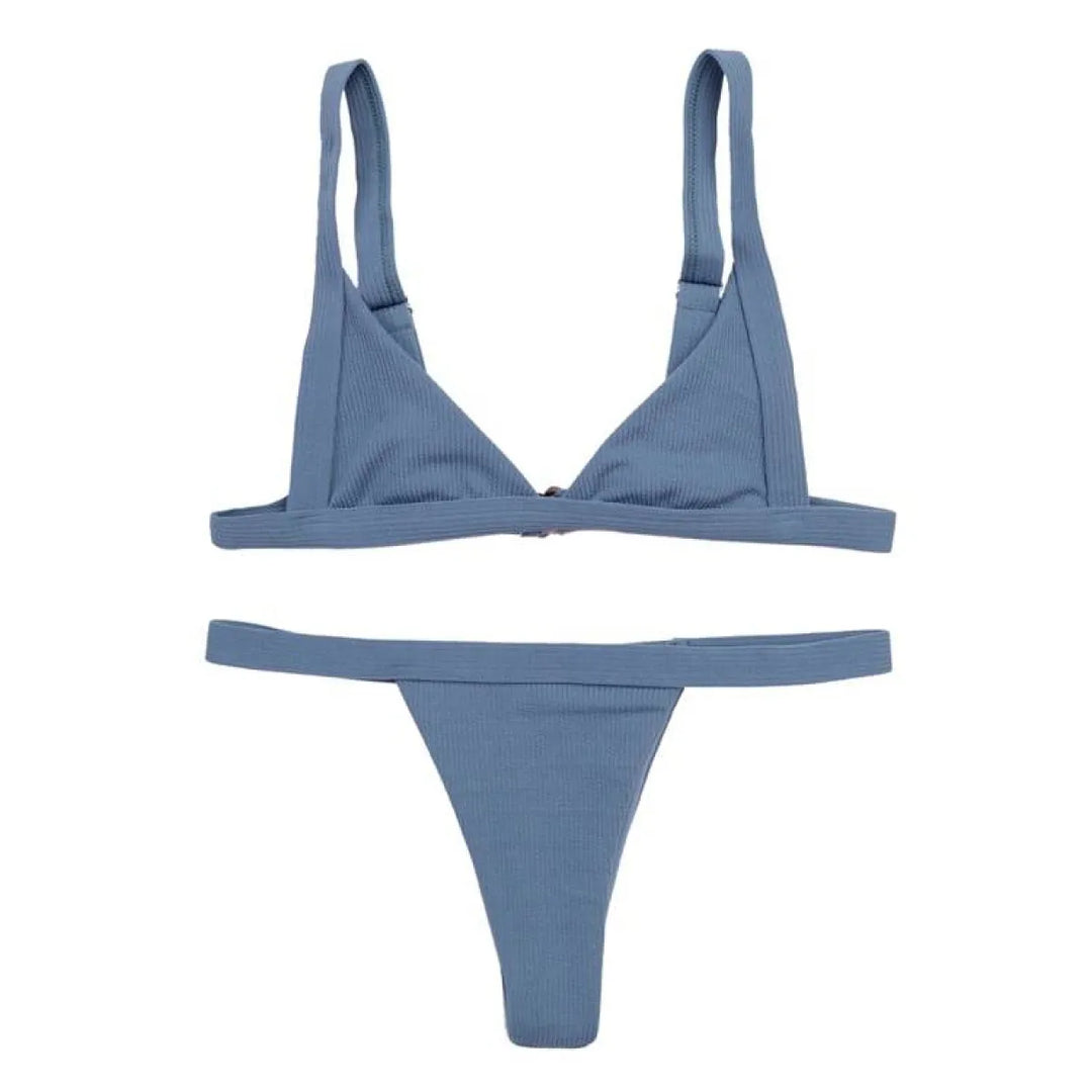 Deep-V Bikini Swimsuit