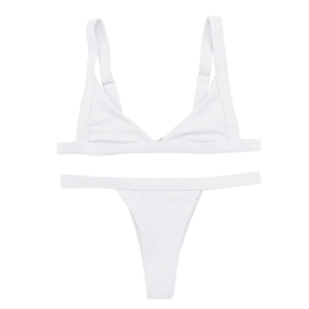 Deep-V Bikini Swimsuit