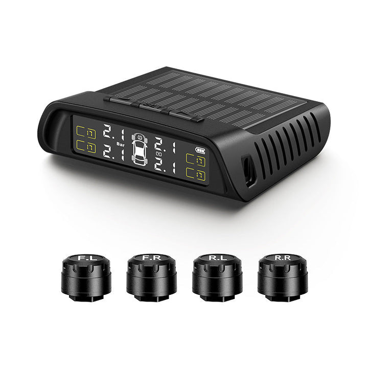 External Wireless Solar-Powered Tire Pressure Monitor