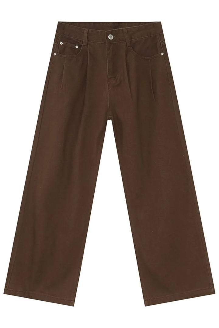 Mid Rise Men's Jeans with Pockets