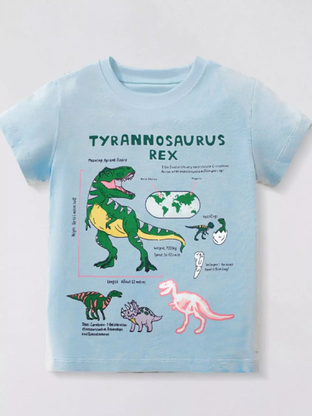 Children's Graphic Round Neck T-Shirt