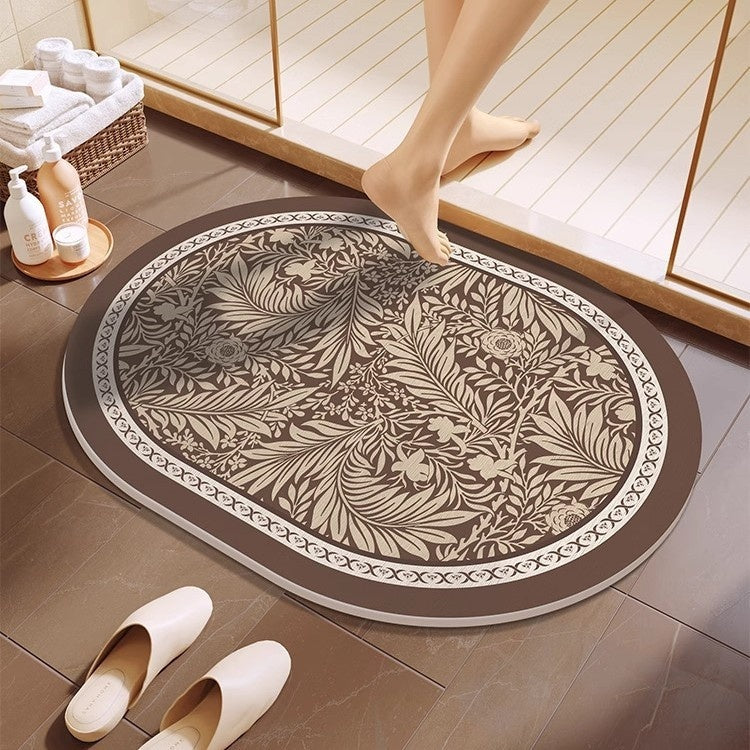 Quick-drying Cartoon Silica Mud Floor Mat