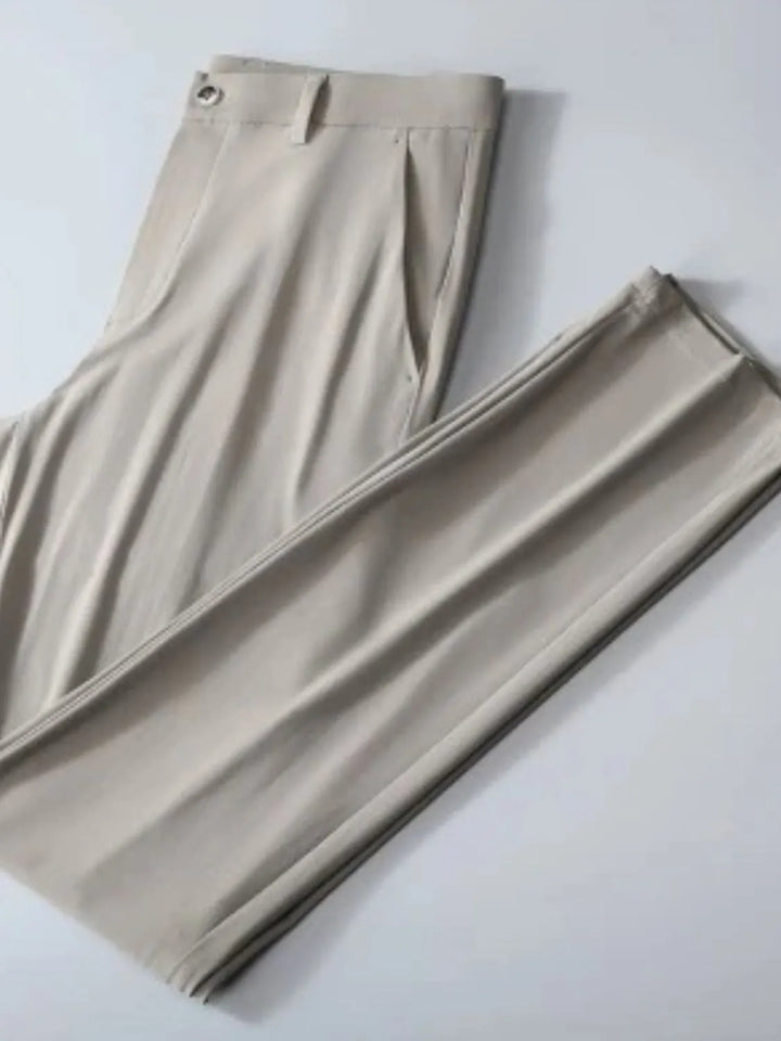 Men's Slim Fit Pants with Pockets