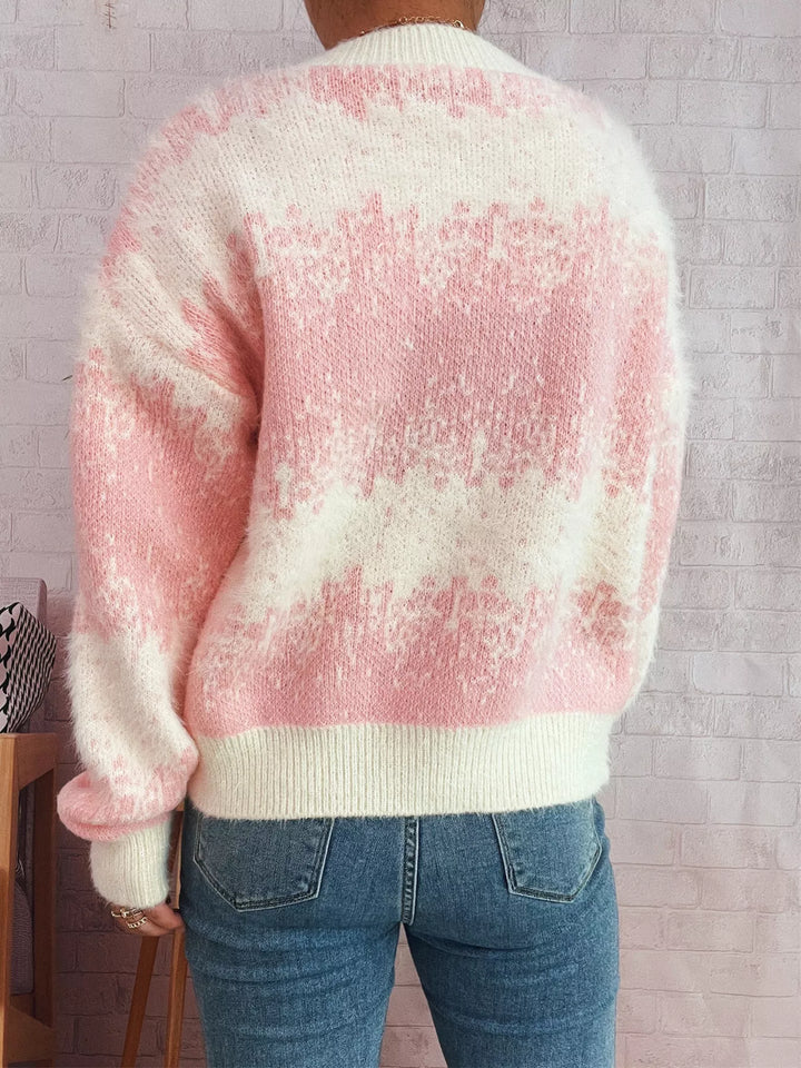 Ribbed Hem Button Up Cardigan