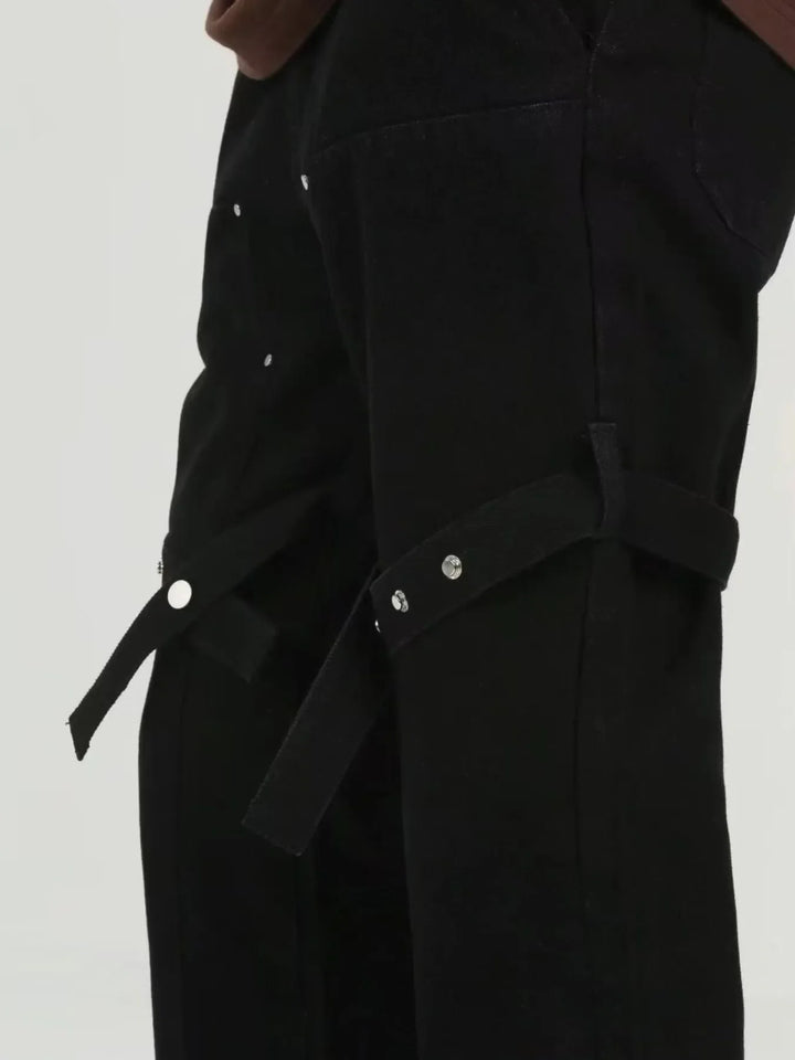Men's Plus Size Studded Cargo Pants