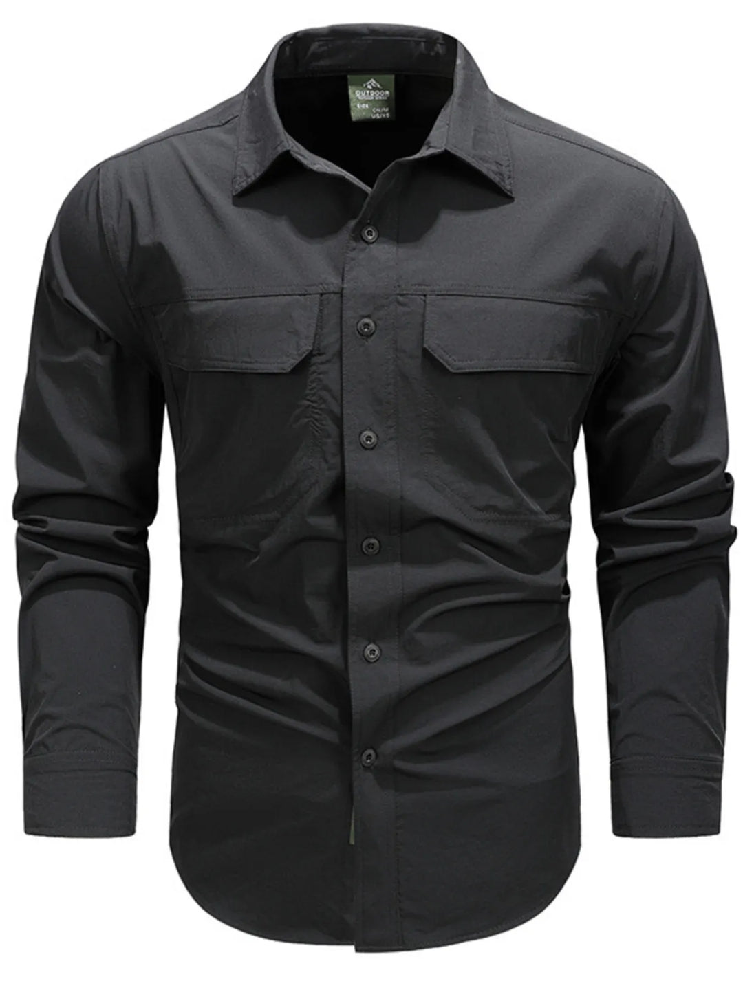 Men's Plus Size Lightweight Button Up Shirt