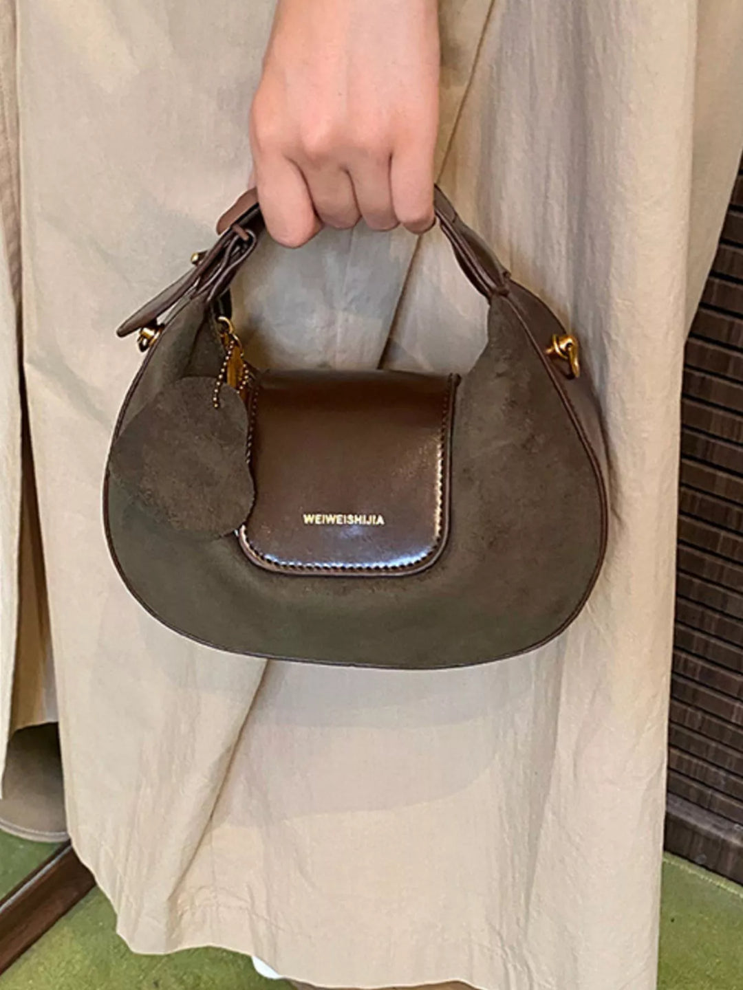 Top Handle Crossbody Bag
