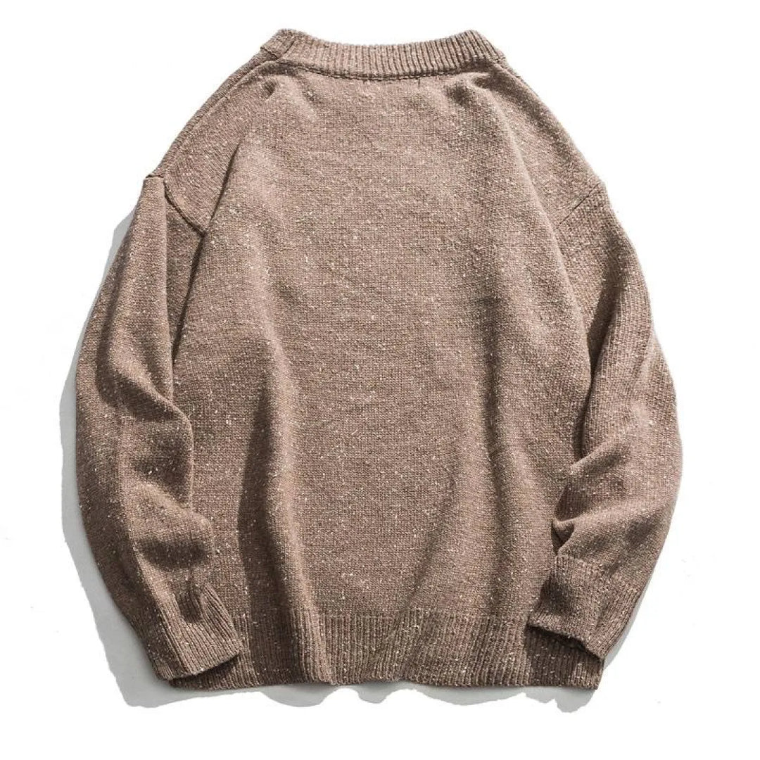 Dinosaur Pattern Knitted Sweater