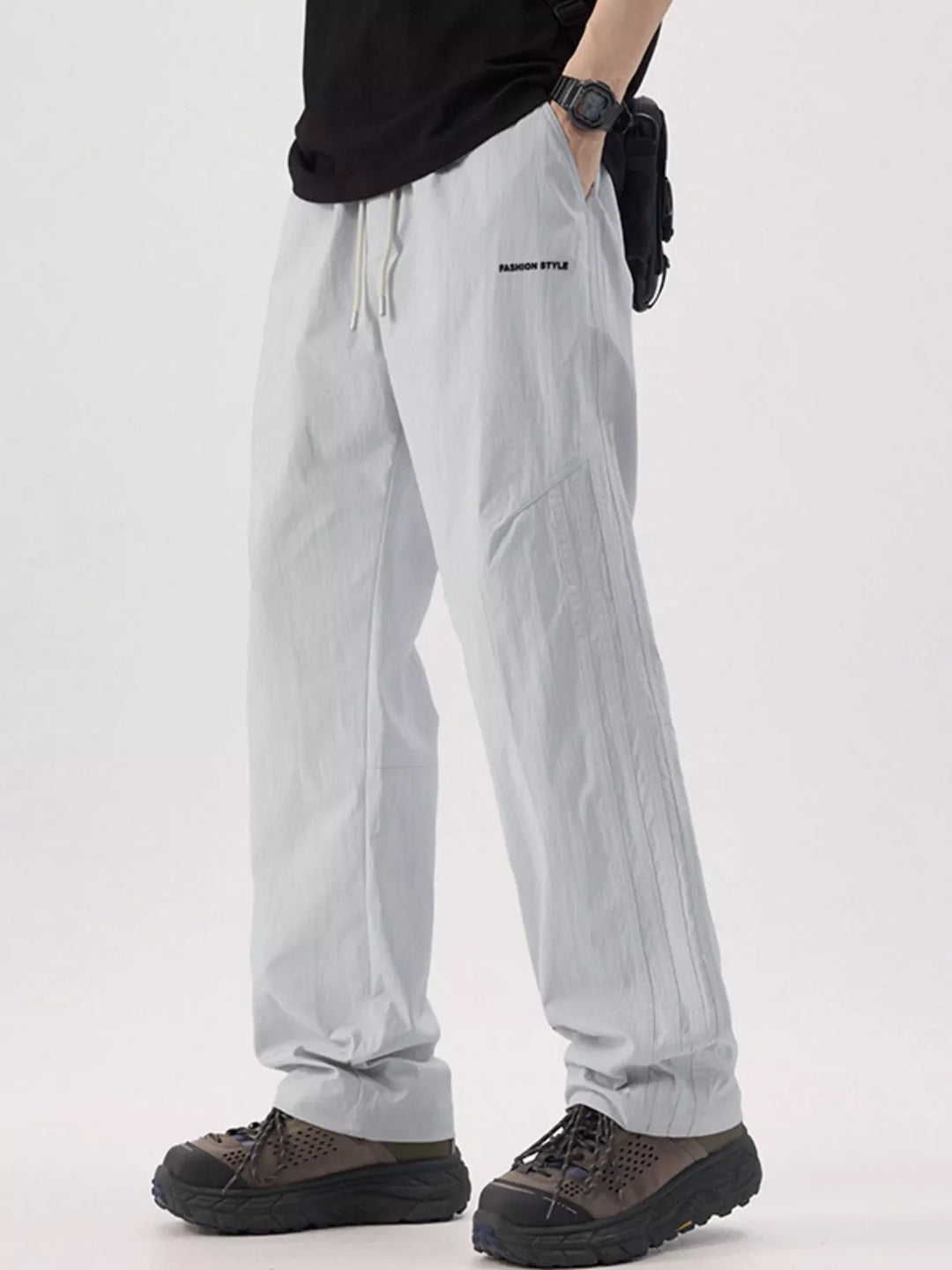 Men's Plus Size Wide Leg Pants