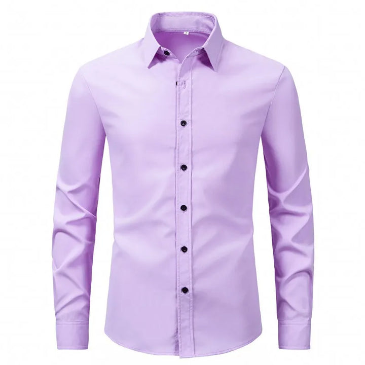 Men's Plus Size Button Up Long Sleeve Shirt