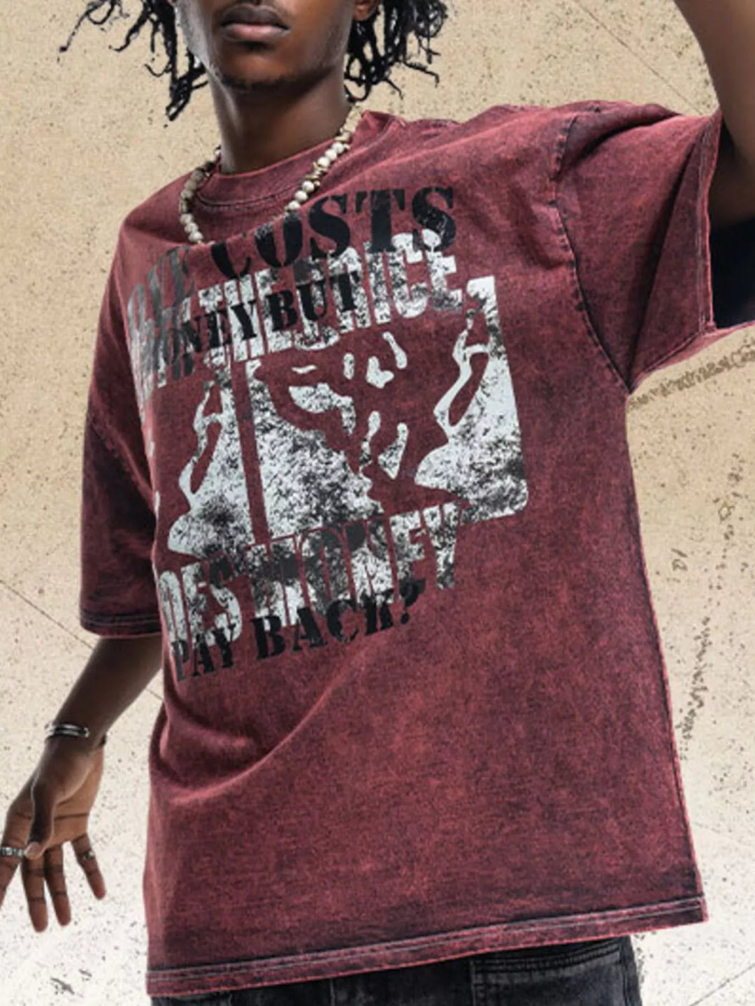 Men's Vintage Washed Graphic Short Sleeve T-Shirt