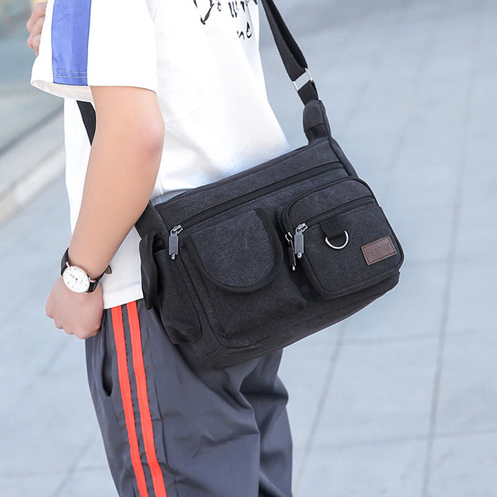 Casual Travel Tote For Men Made Of Canvas