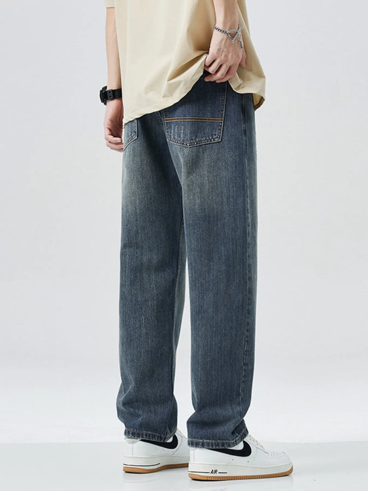 Men's Wide Leg Relaxed Fit Jeans