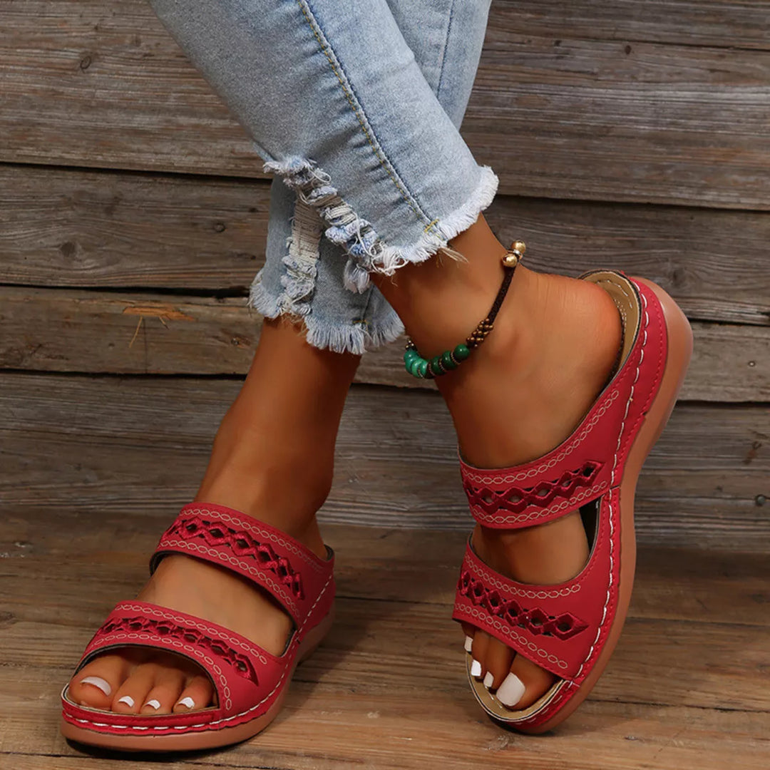 Open Toe Wedge Sandals