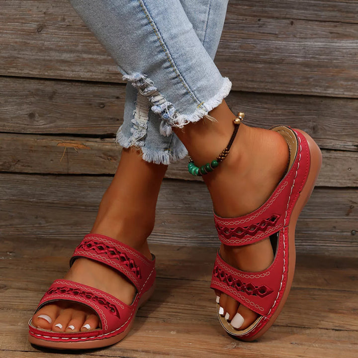 Open Toe Wedge Sandals