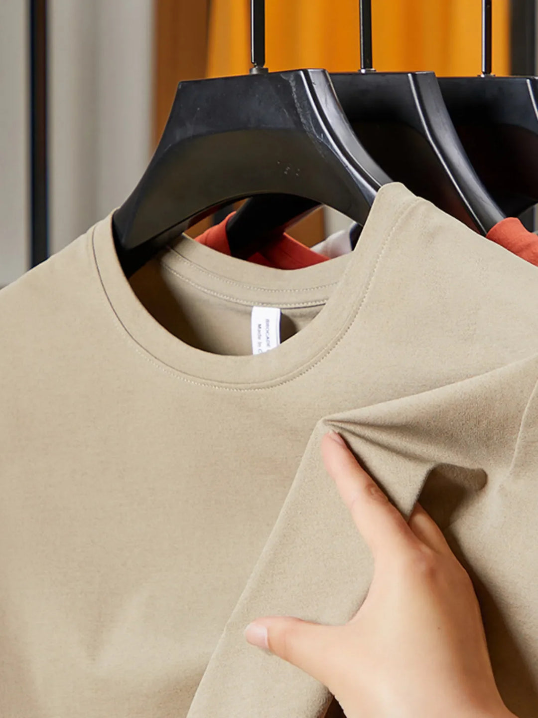 Men's Plus Size Round Neck Short Sleeve T-Shirt