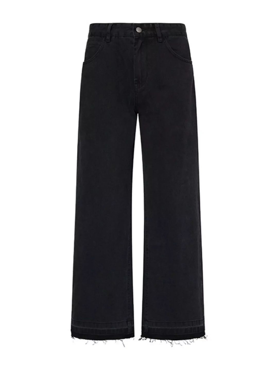 Men's Wash Relaxed Fit Wide Leg Jeans