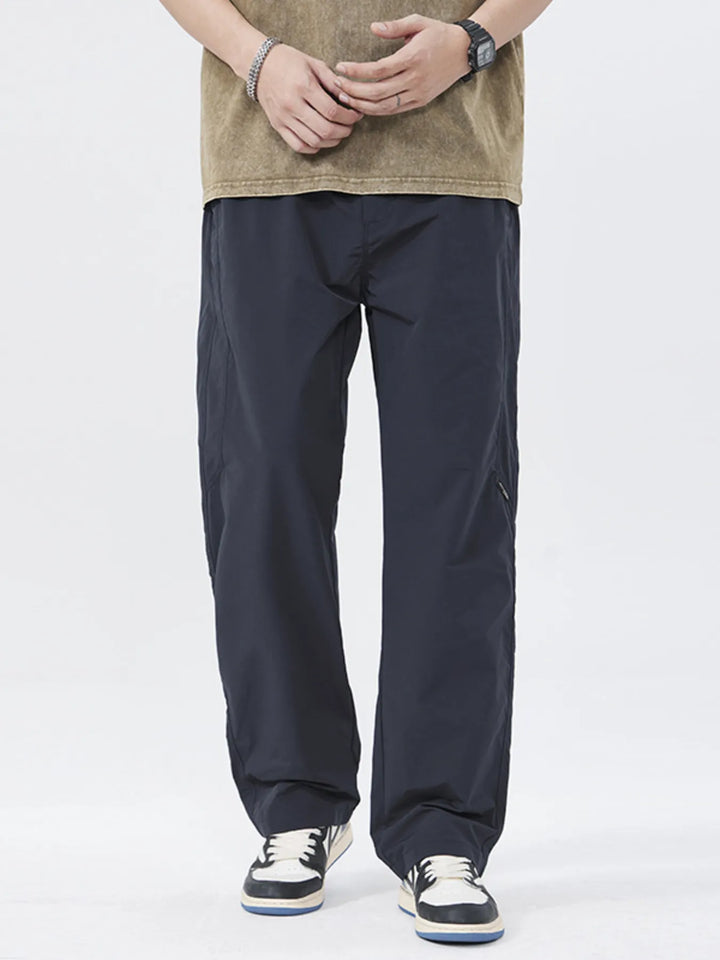 Men's Full Size Wide Leg Pants Plus Size