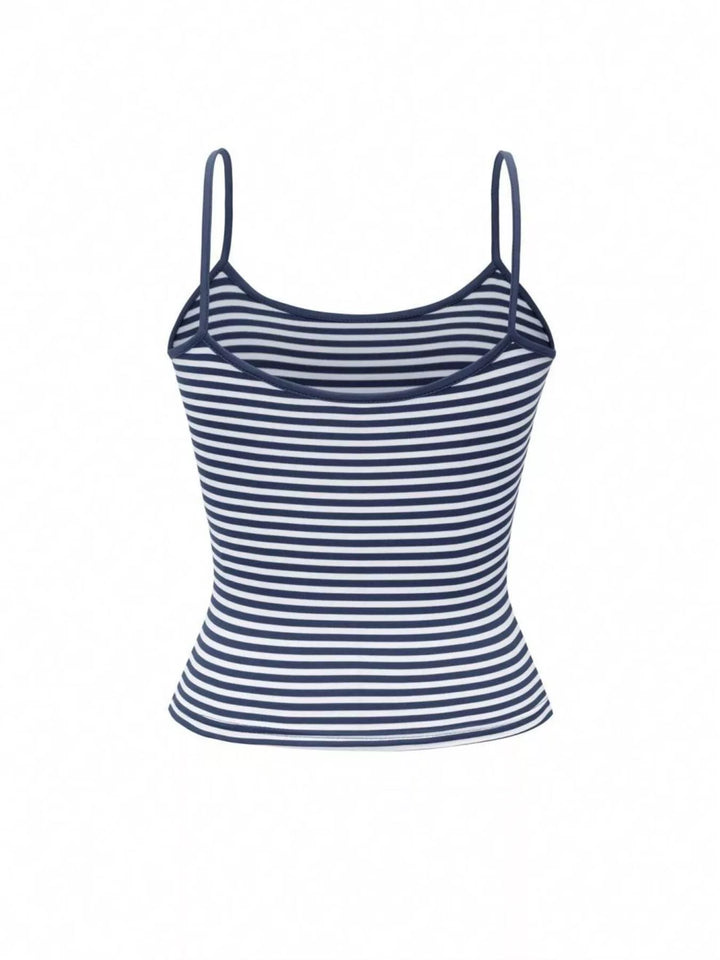 Striped Scoop Neck Cami
