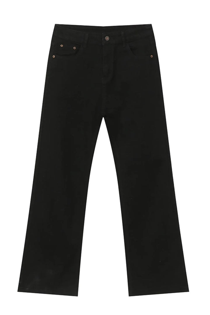 Mid Rise Jeans with Pockets