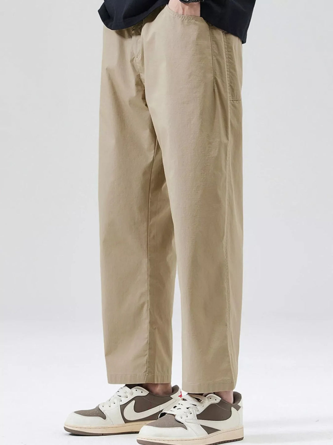 Men's Full Size Wide-Leg Casual Pants Plus Size