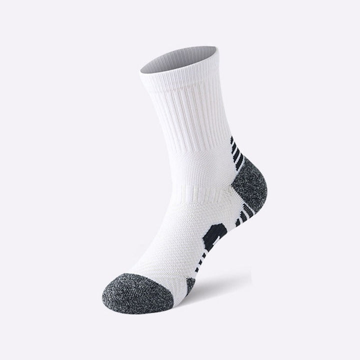 Men's Basketball Socks Mid-calf Length With A Terry-cloth Sole