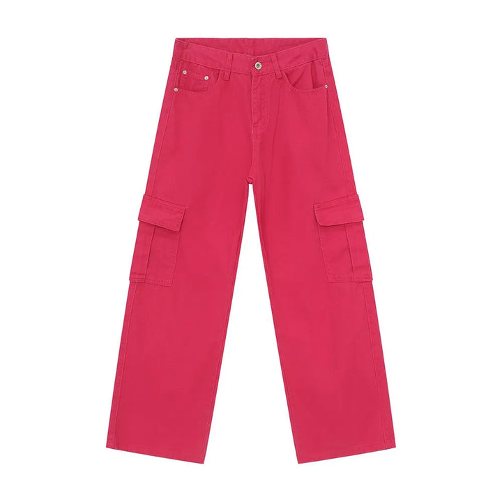 Wide Leg Cargo Jeans