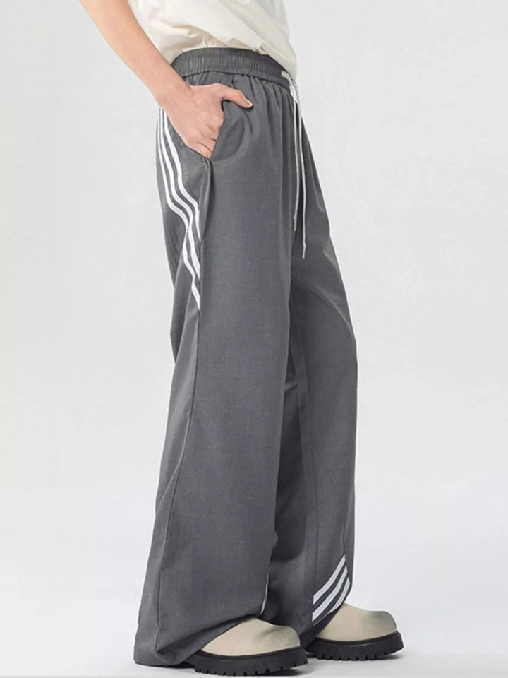 Men's Full Size Wide Leg Pants Plus Size