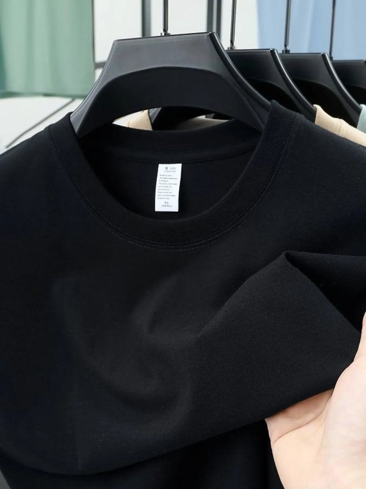 Men's Plus Size Round Neck Short Sleeve T-Shirt