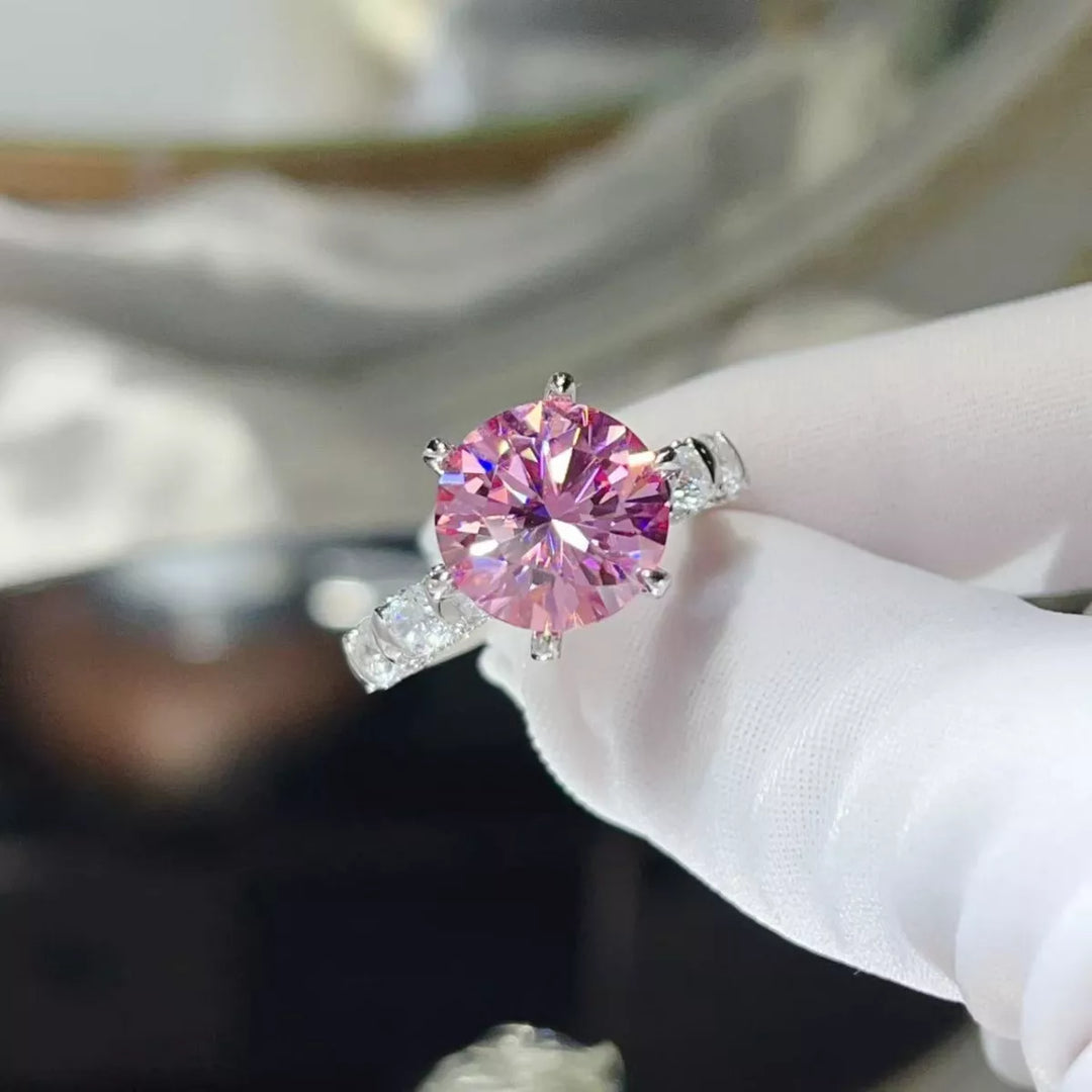 5 Carat Moissanite 6-Prong 925 Sterling Silver Ring