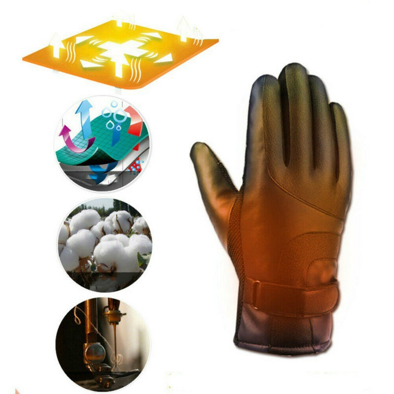 Power Bank Gloves With USB Heating Windproof And Cold-resistant
