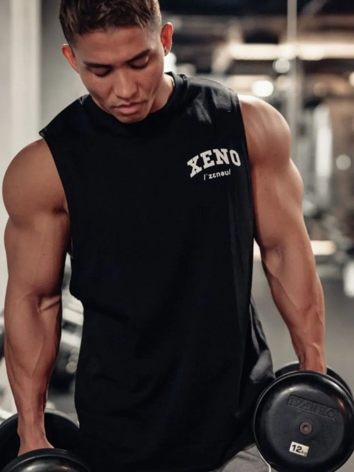 Men's Plus Size Round Neck Tank
